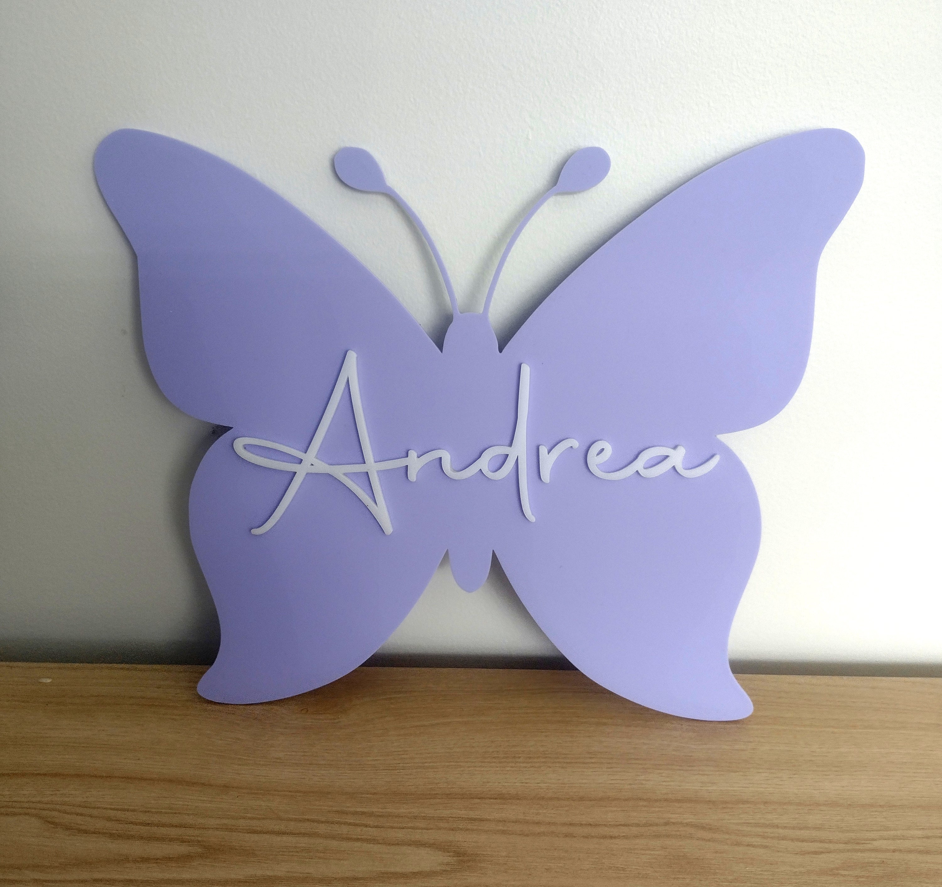 Personalised Butterfly Sign - Door / Wall
