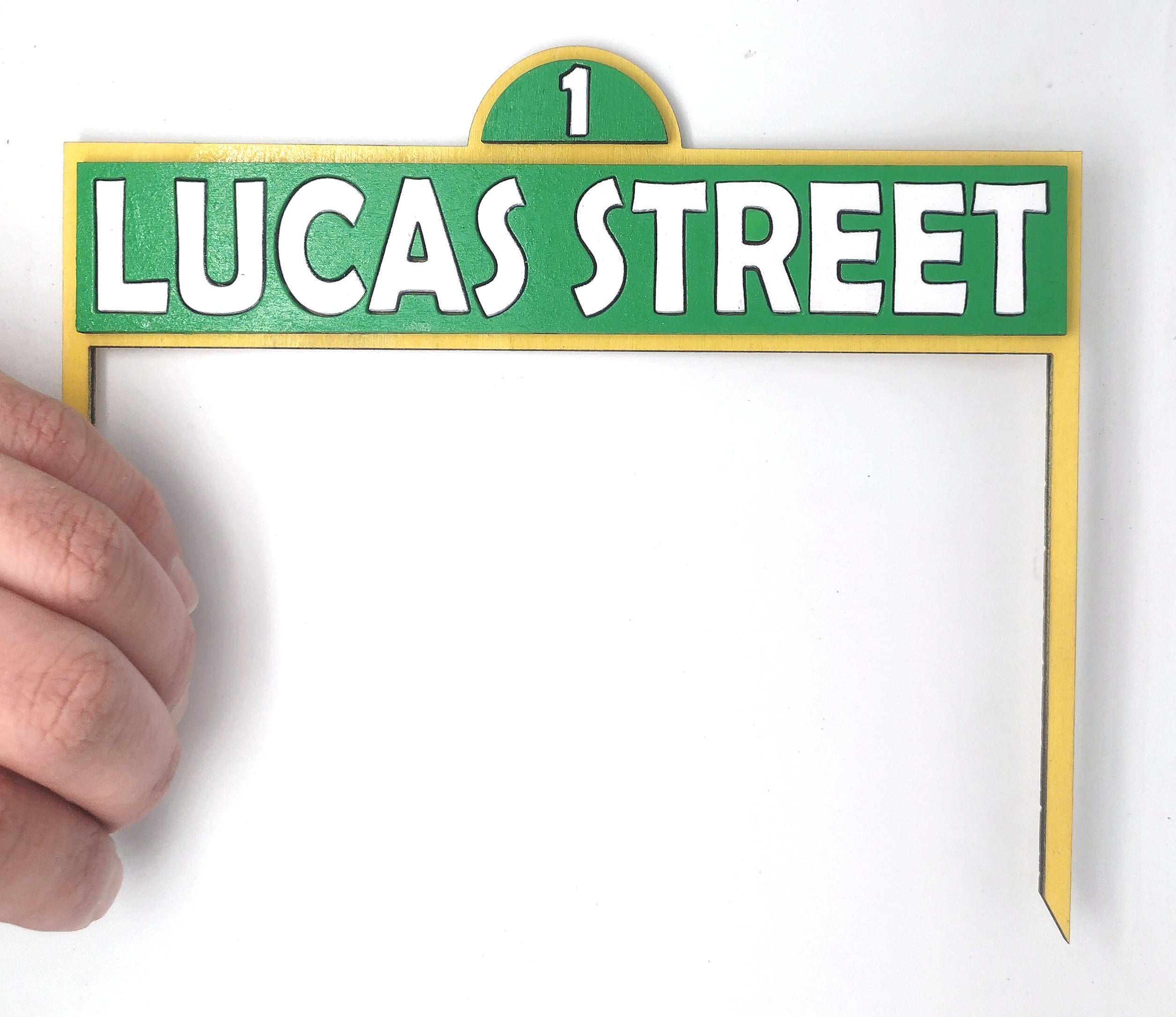 Sesame Street + Name +  Age  Cake Topper