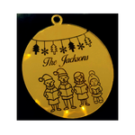 Load image into Gallery viewer, Silent Night Themed Baubles ($15 each, $35 for package of 3)
