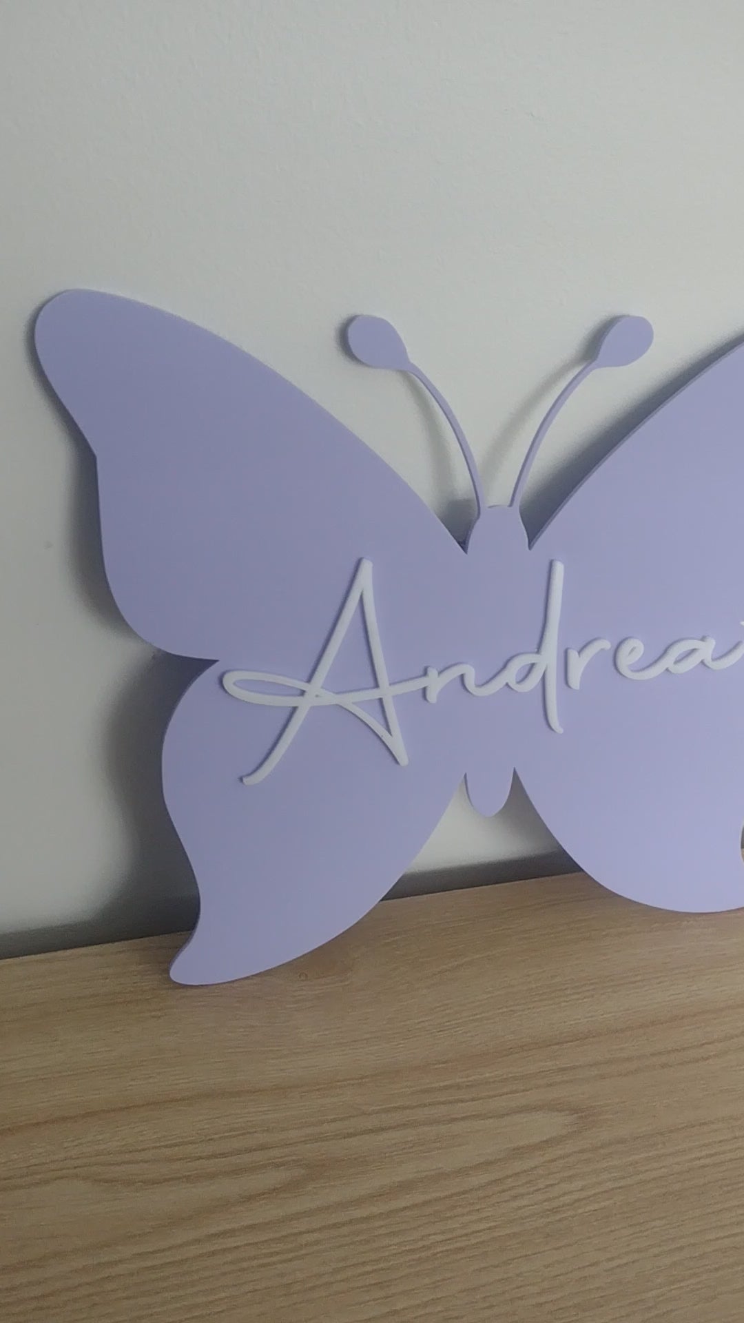Personalised Butterfly Sign - Door / Wall