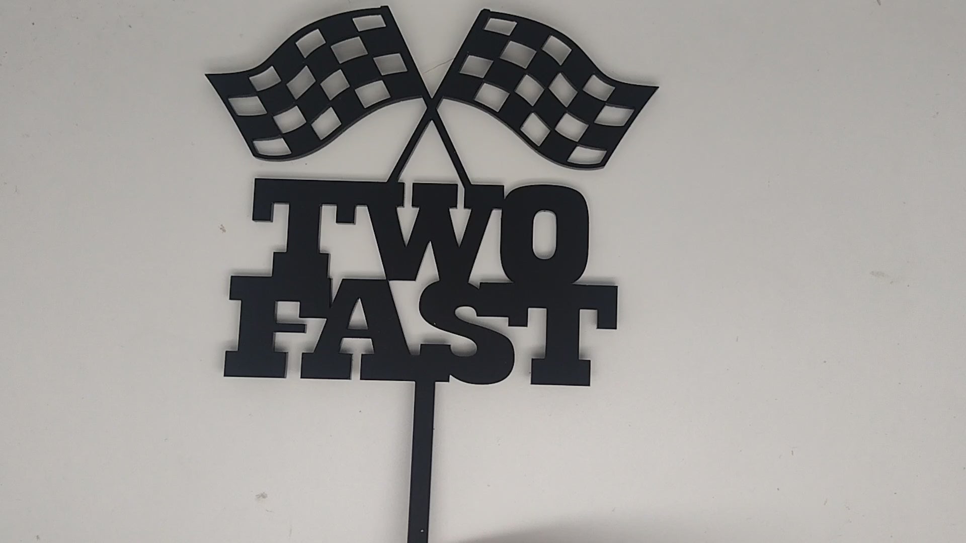 TWO FAST Cake Topper
