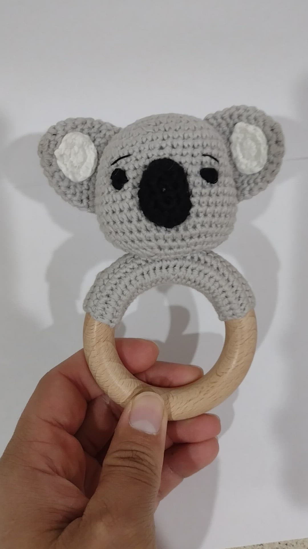 Handmade Koala Teether (Name or Name + DOB) Personalised