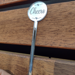 Load image into Gallery viewer, Cocktail Stirrers Personalised Customised Rose Gold Gold Silver Mirror for Weddings, Engagements, Special Ocassion Party Celebrations
