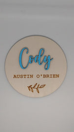 Load and play video in Gallery viewer, 3D Name + Second Name + Surname + Wreath
