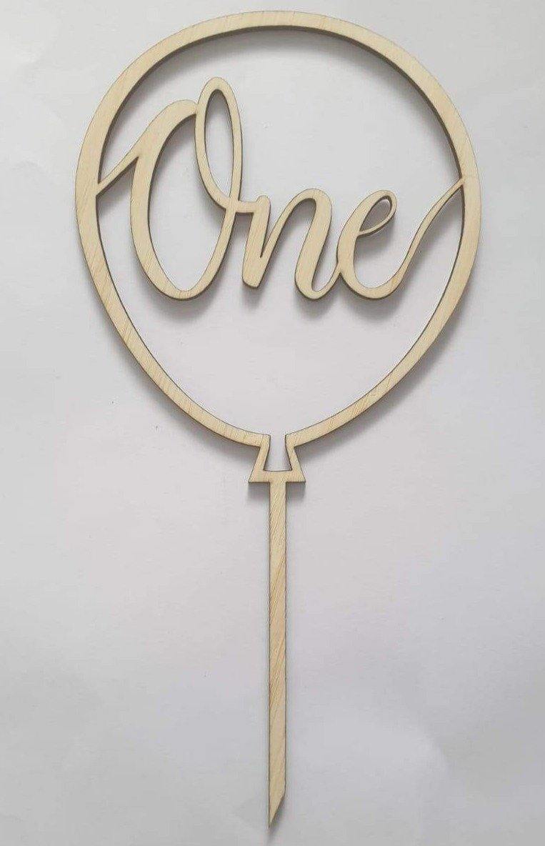 Balloon Cake Topper - Craftyroo