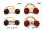 Load image into Gallery viewer, Montessori Wooden Car
