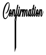 Load image into Gallery viewer, Confirmation Cake Topper
