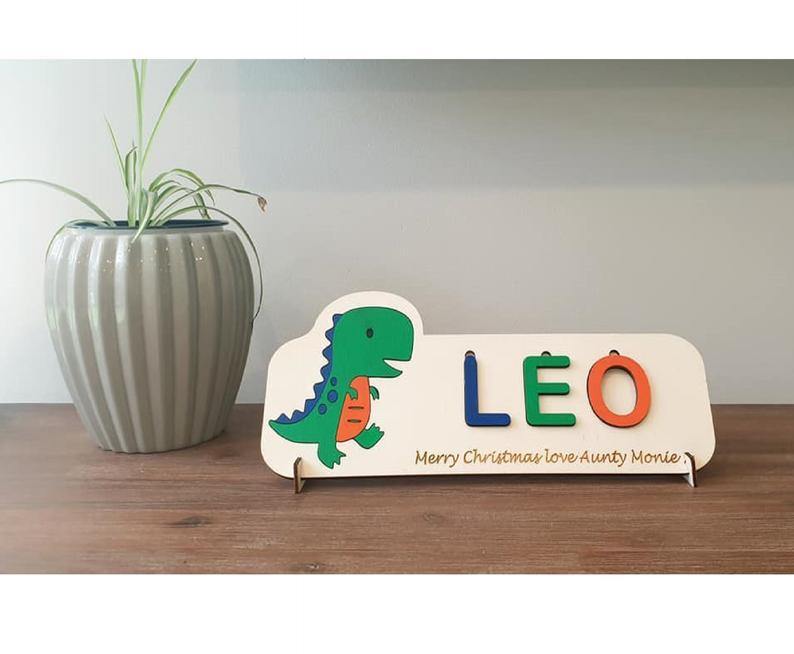 Dinosaur Name Puzzle - Craftyroo