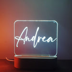 Load image into Gallery viewer, Personalised Acrylic Lamps - Name Only
