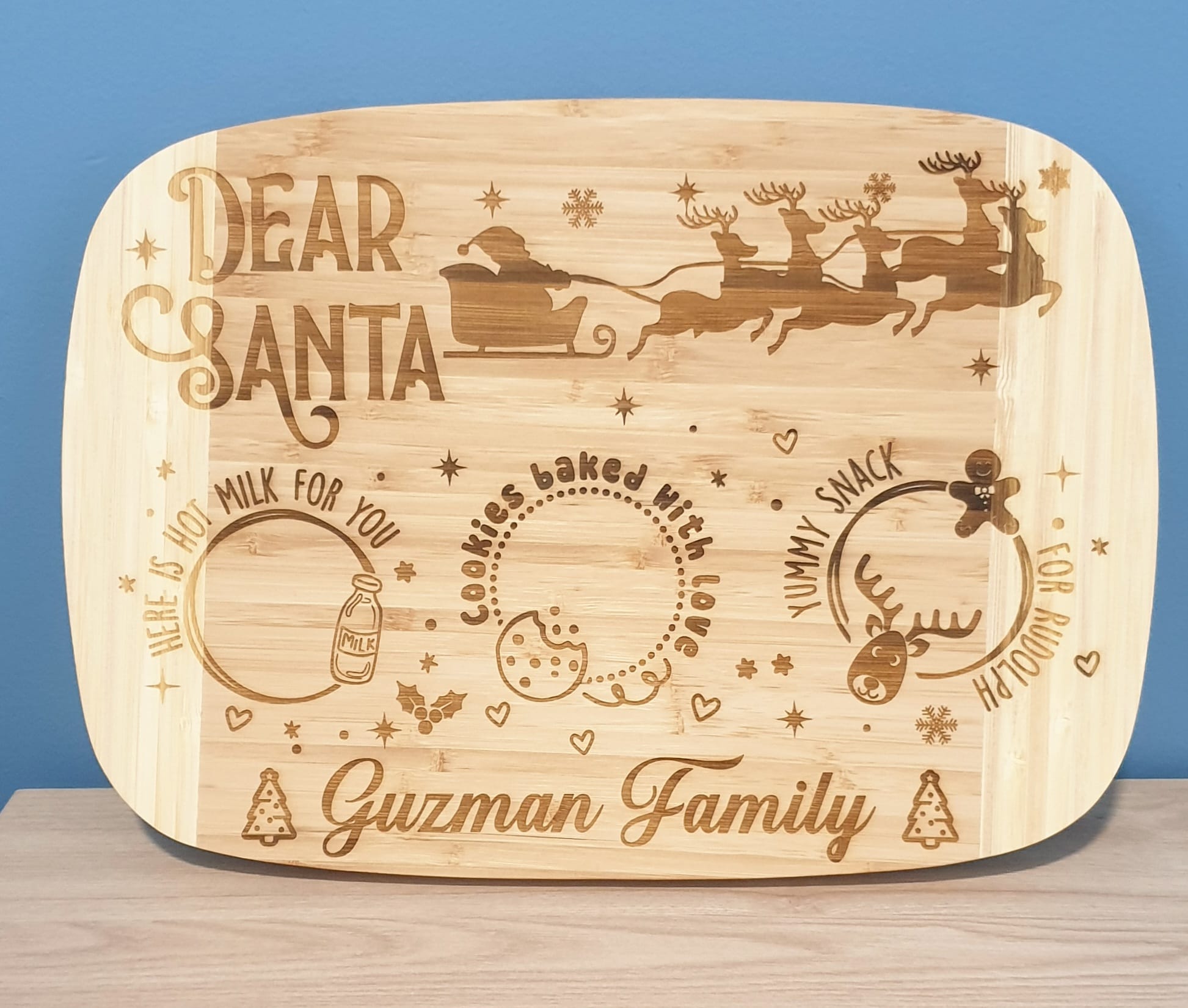 Santa Treat Board Christmas Eve