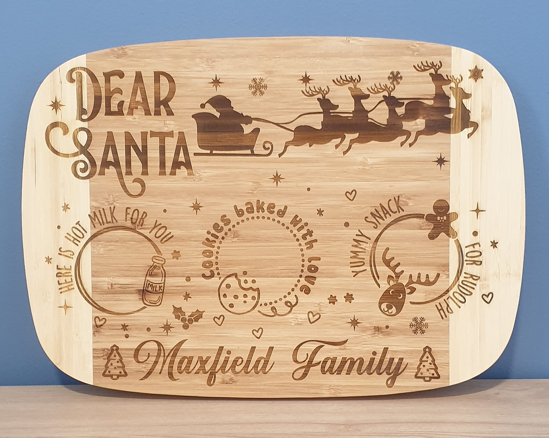 Santa Treat Board Christmas Eve