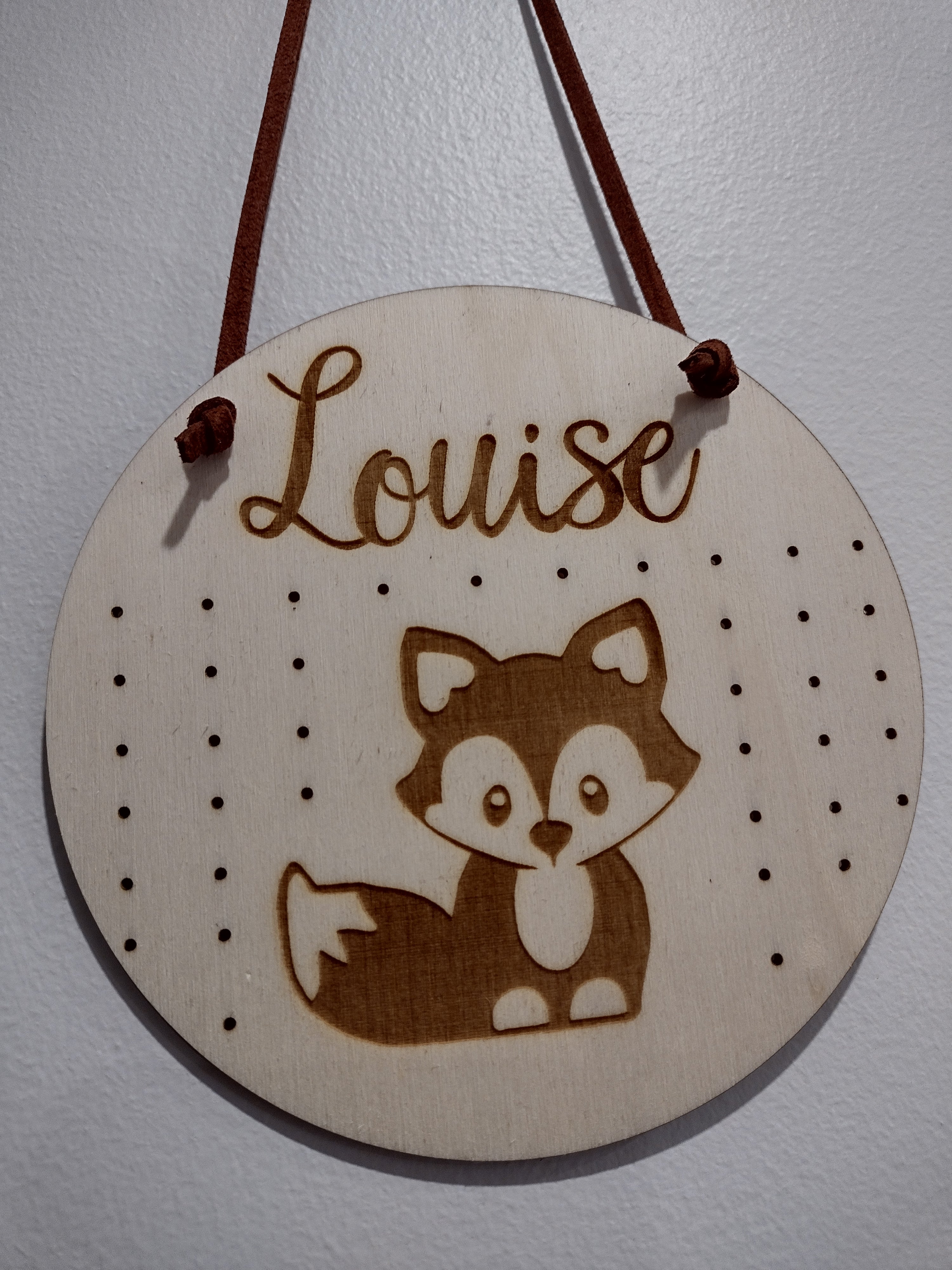 Personalised Round Earring Hanger / Holder