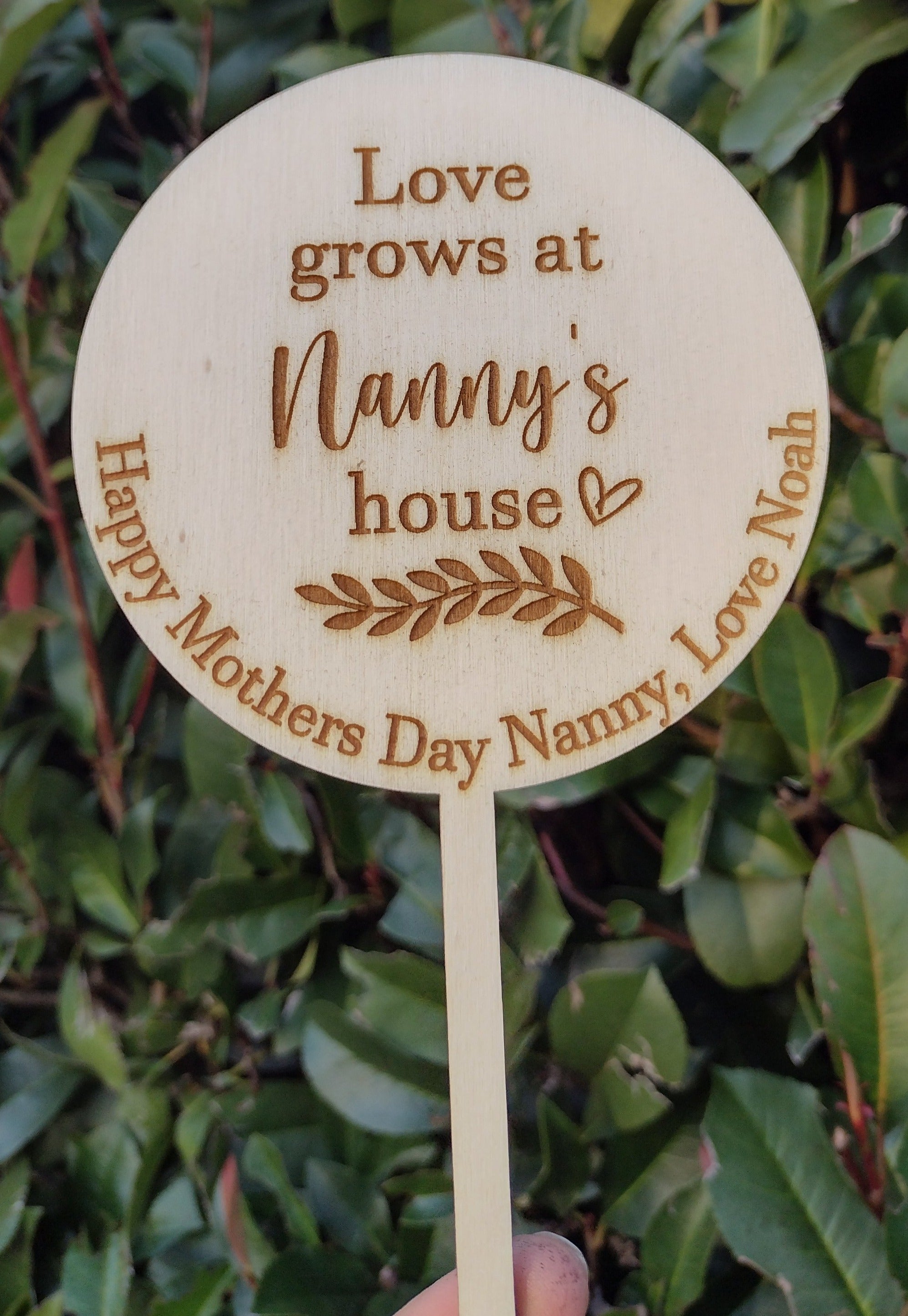 Personalised Plant Stick For Her