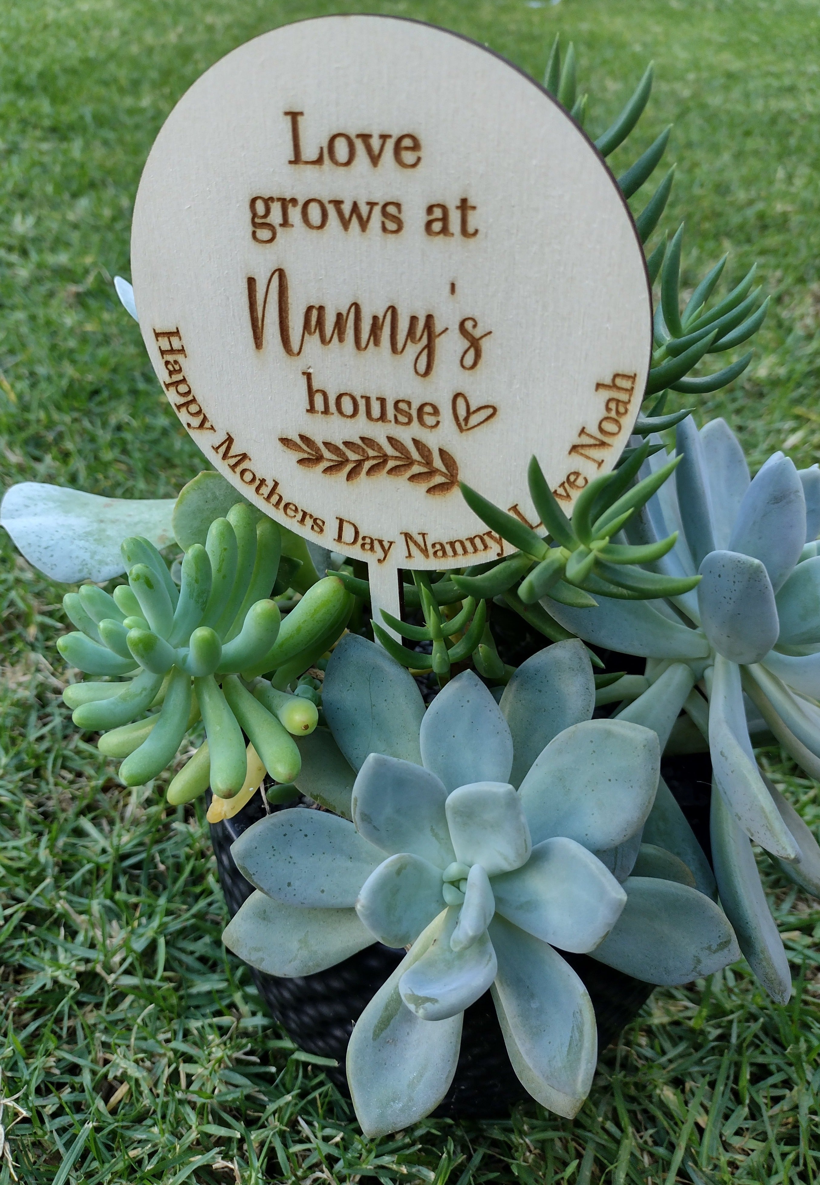 Personalised Plant Stick For Her
