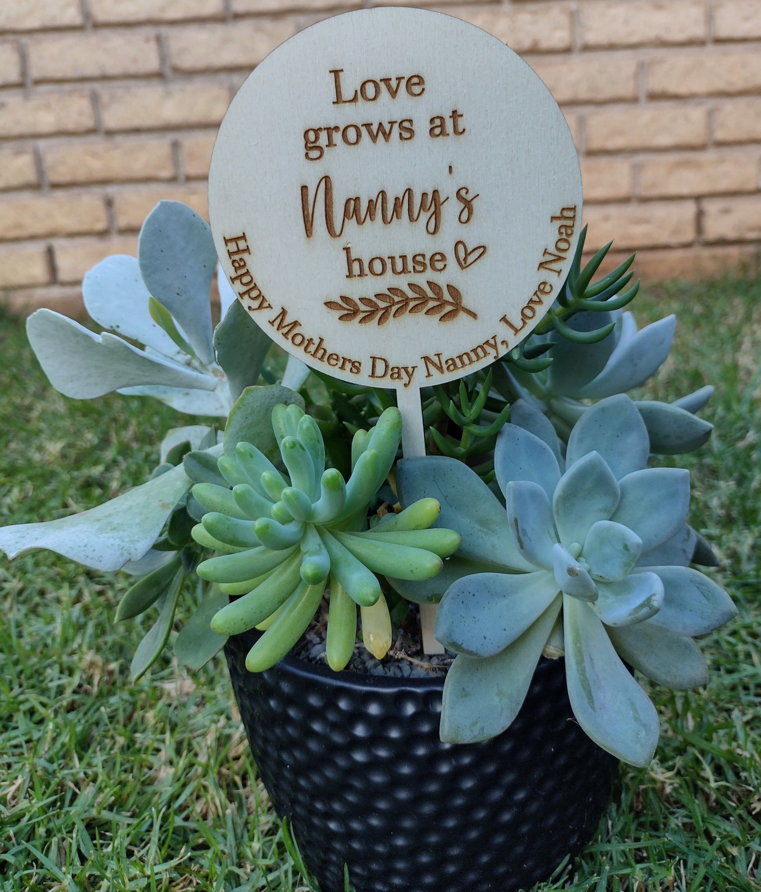 Personalised Plant Stick For Her