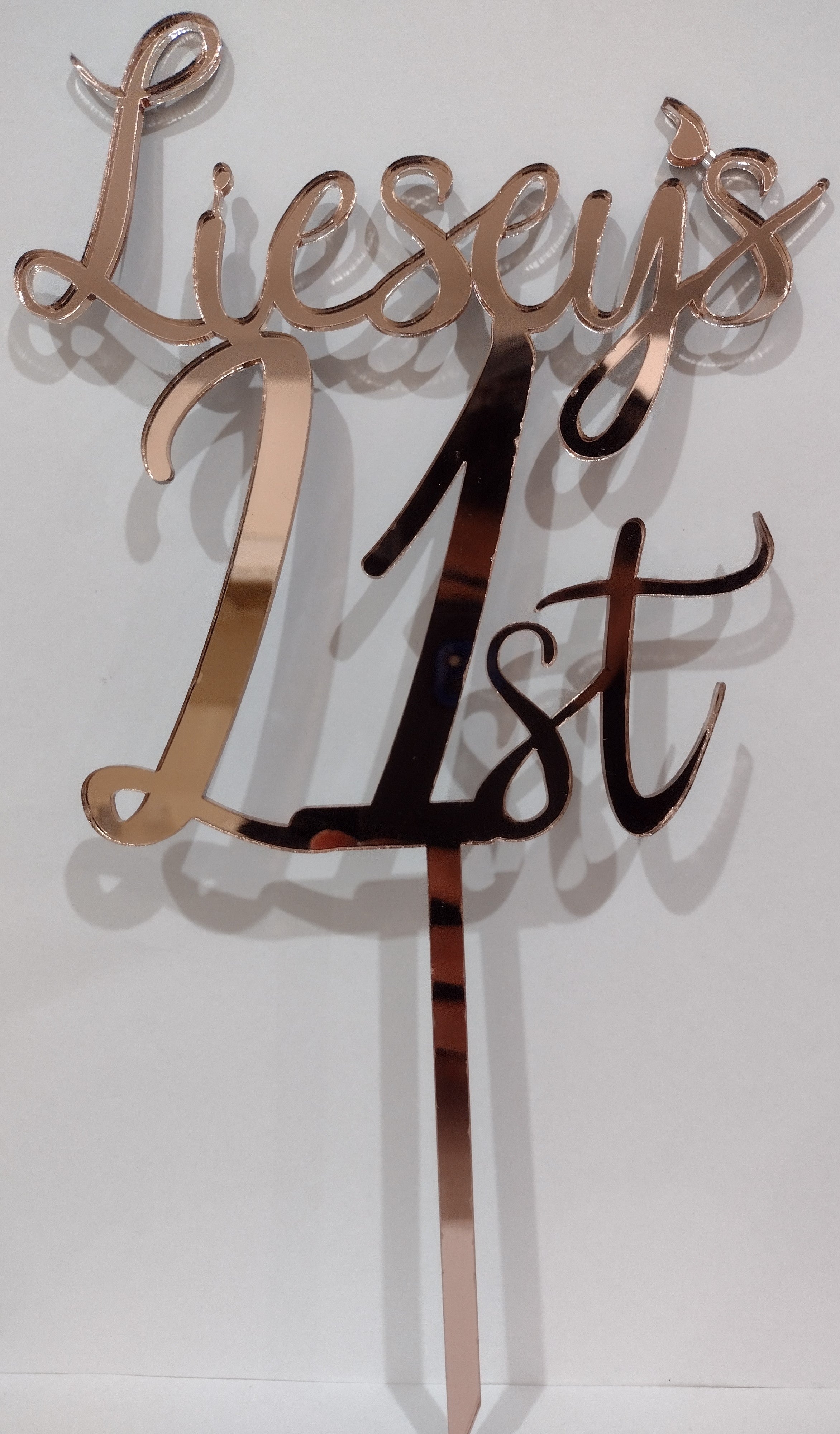 Name's Age Cake Topper Birthday