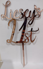 Load image into Gallery viewer, Name&#39;s Age Cake Topper Birthday
