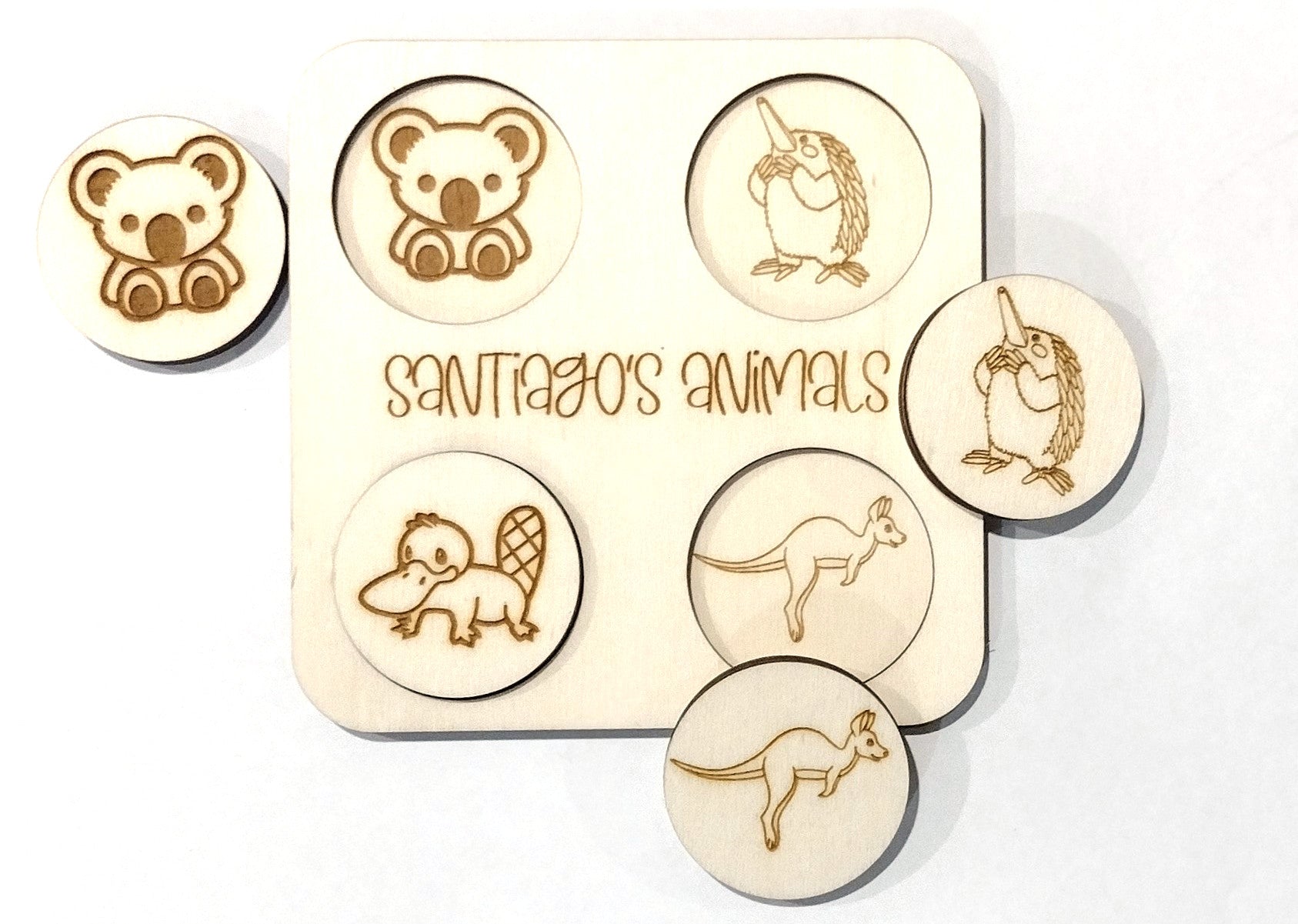 Educational Australian Animal Puzzle