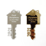 Load image into Gallery viewer, First Christmas in our new home 2021 Key Ornament
