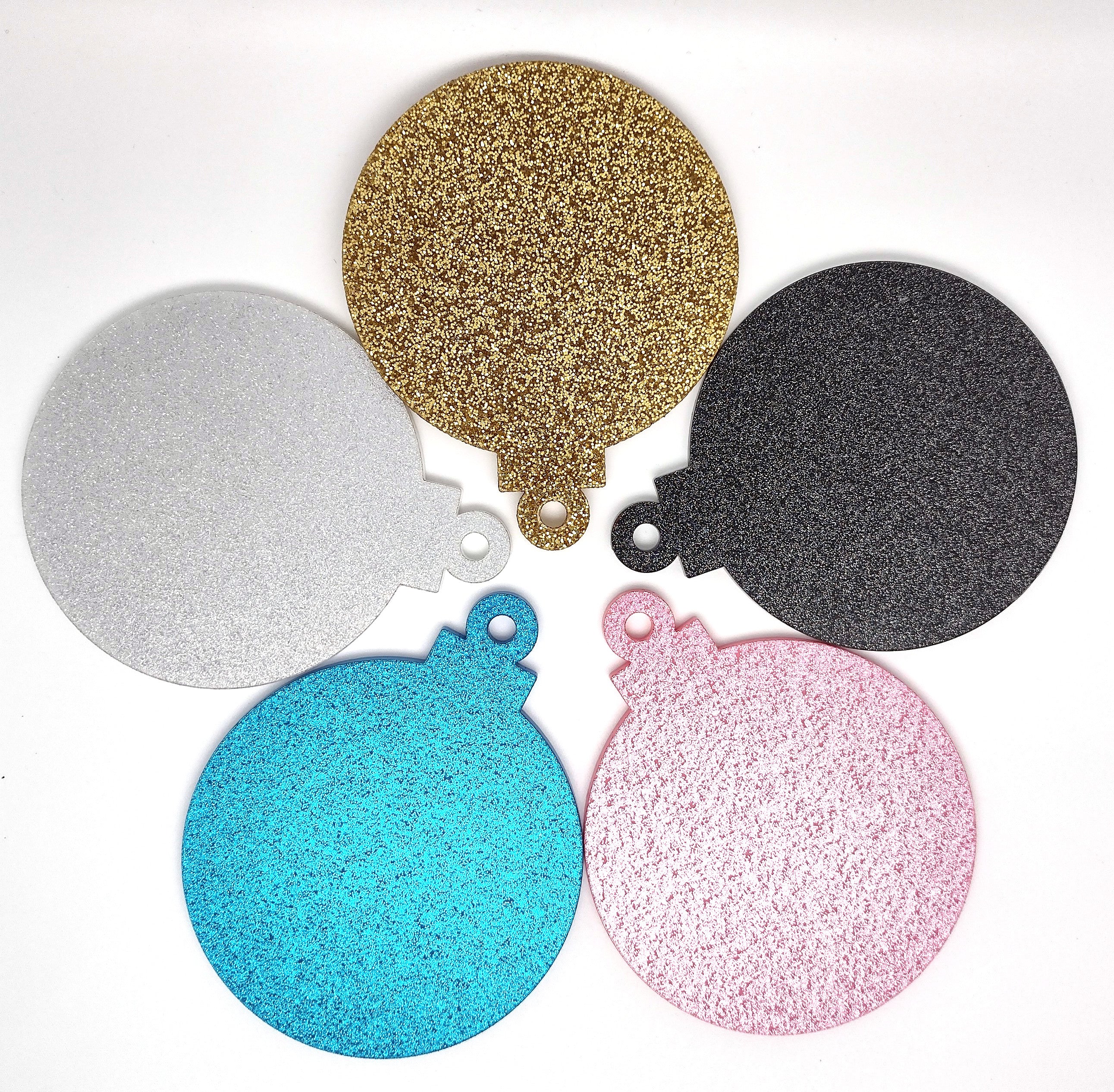 DIY Christmas Ornament Baubles - Blank