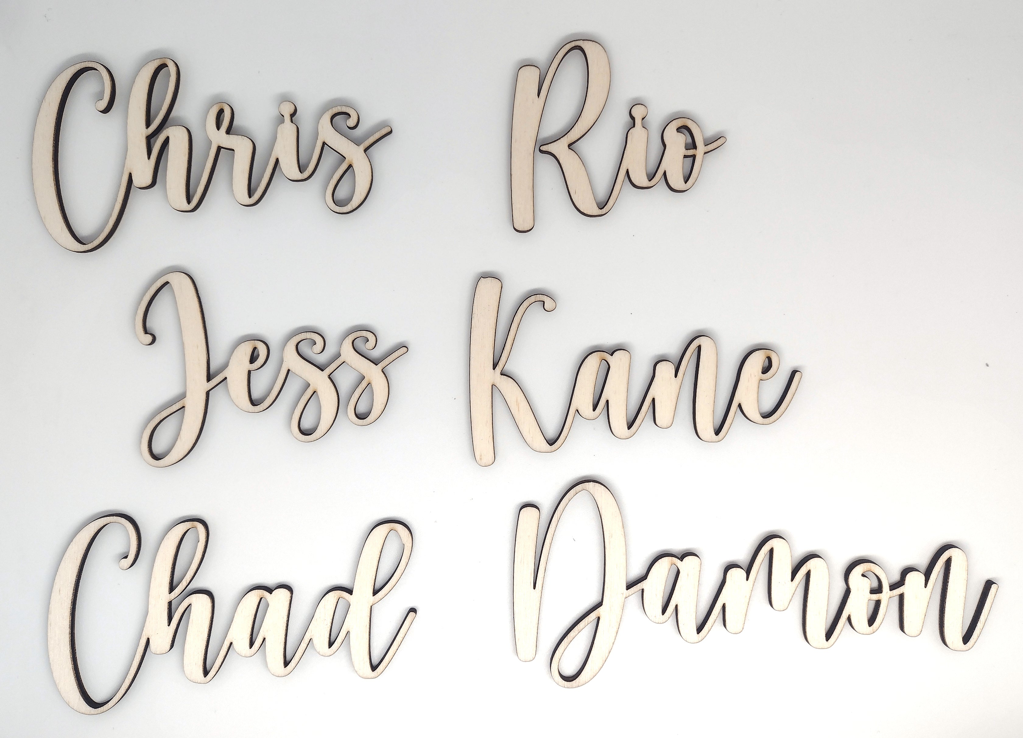 Name Place Cards - Honey Style