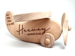 Load image into Gallery viewer, Wooden Plane - Birth Details + First and Middle Name
