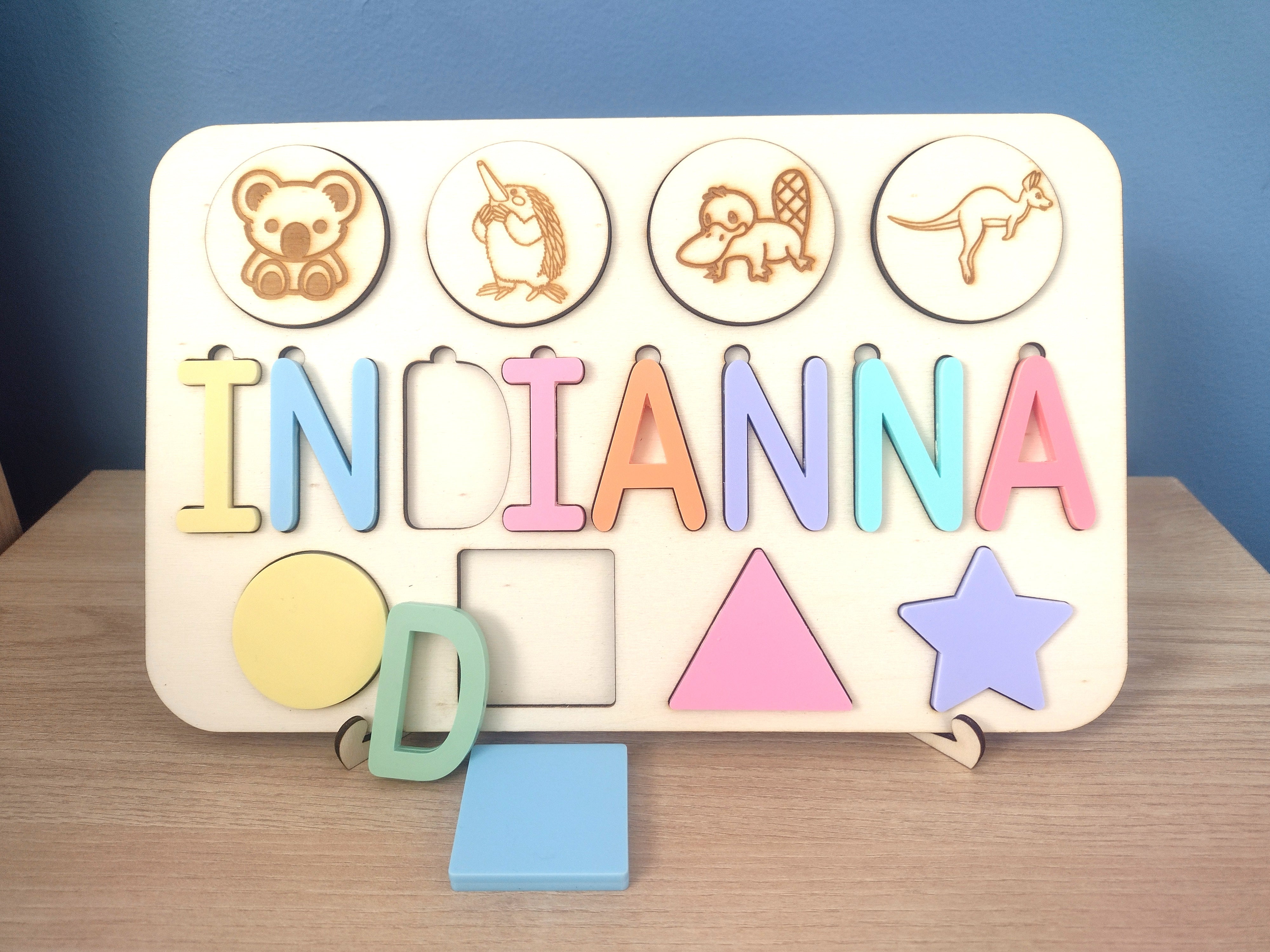 Australian Name Puzzle - Board