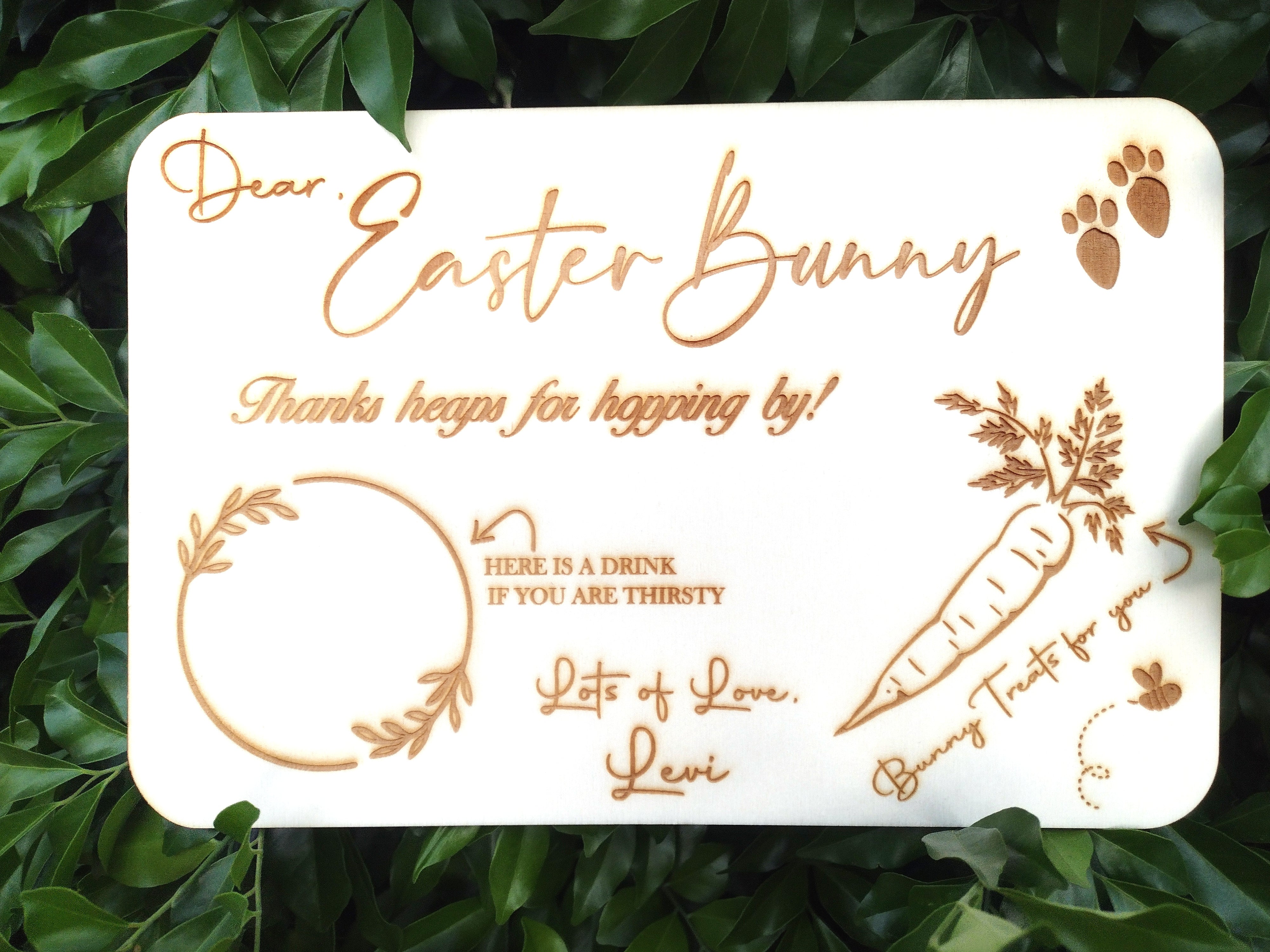 Easter Bunny Treat Board/Tray