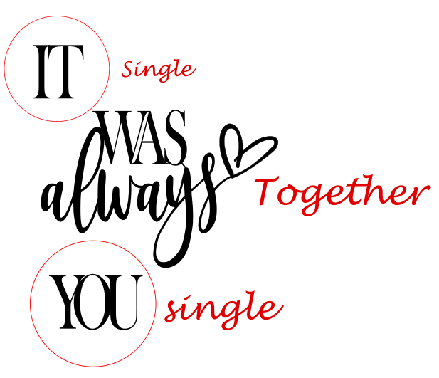 It Was Always You Sign - Craftyroo