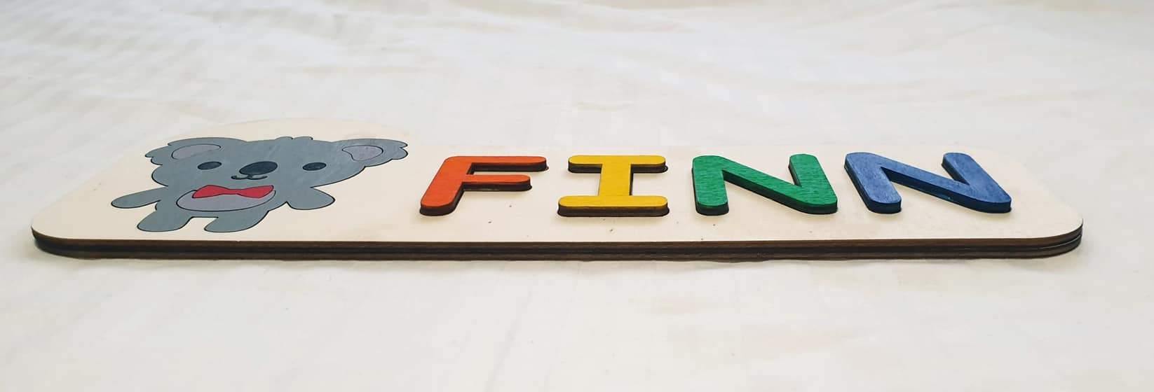 Koala Name Puzzle - Craftyroo