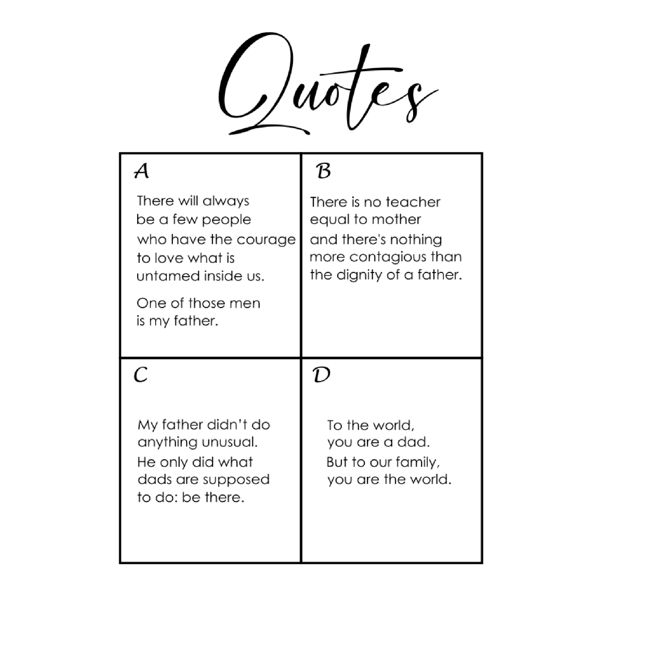 Personalised Dad / Daddy / Fathers Day Plaque with a Stand