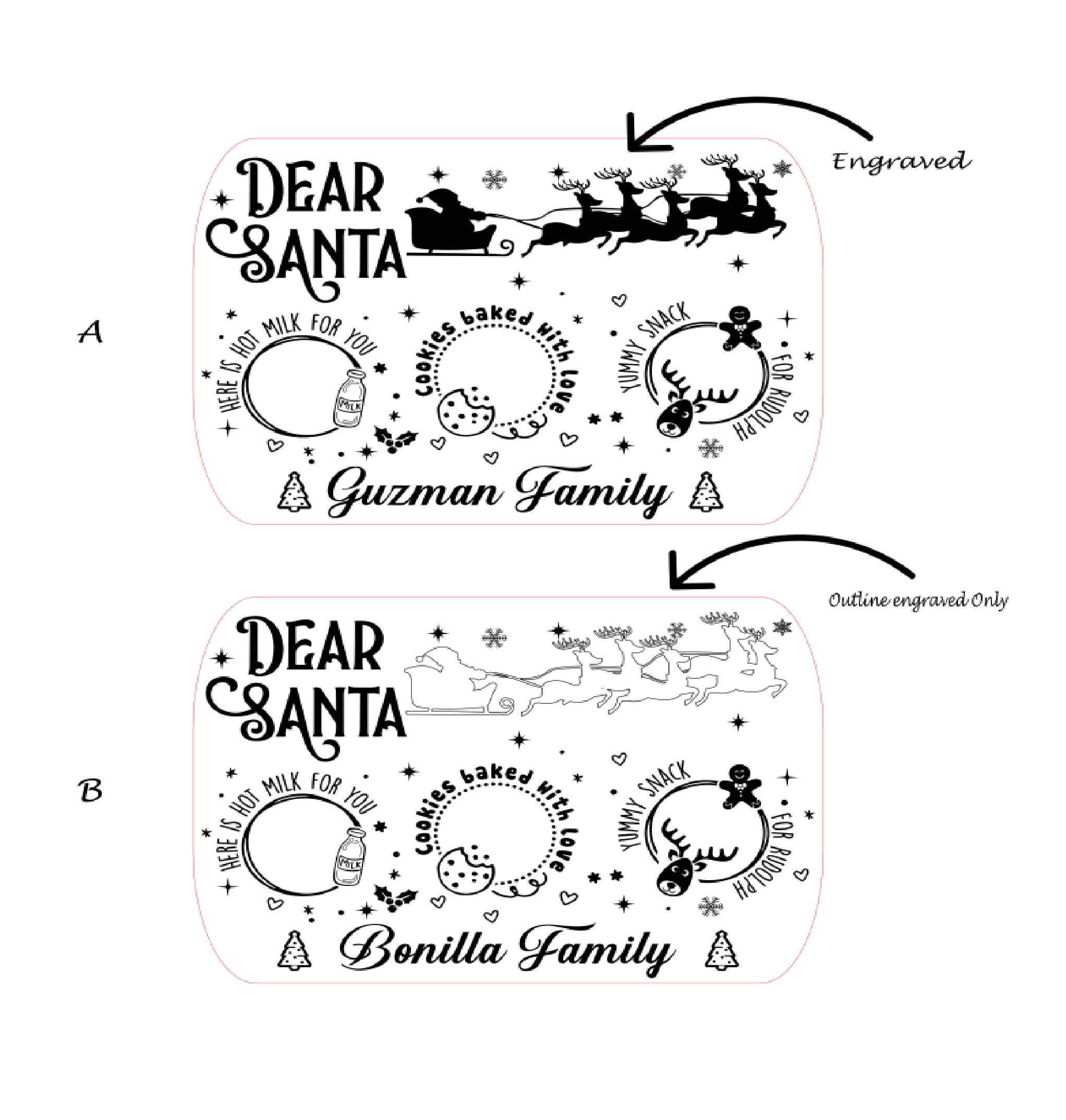 Santa Treat Board Christmas Eve