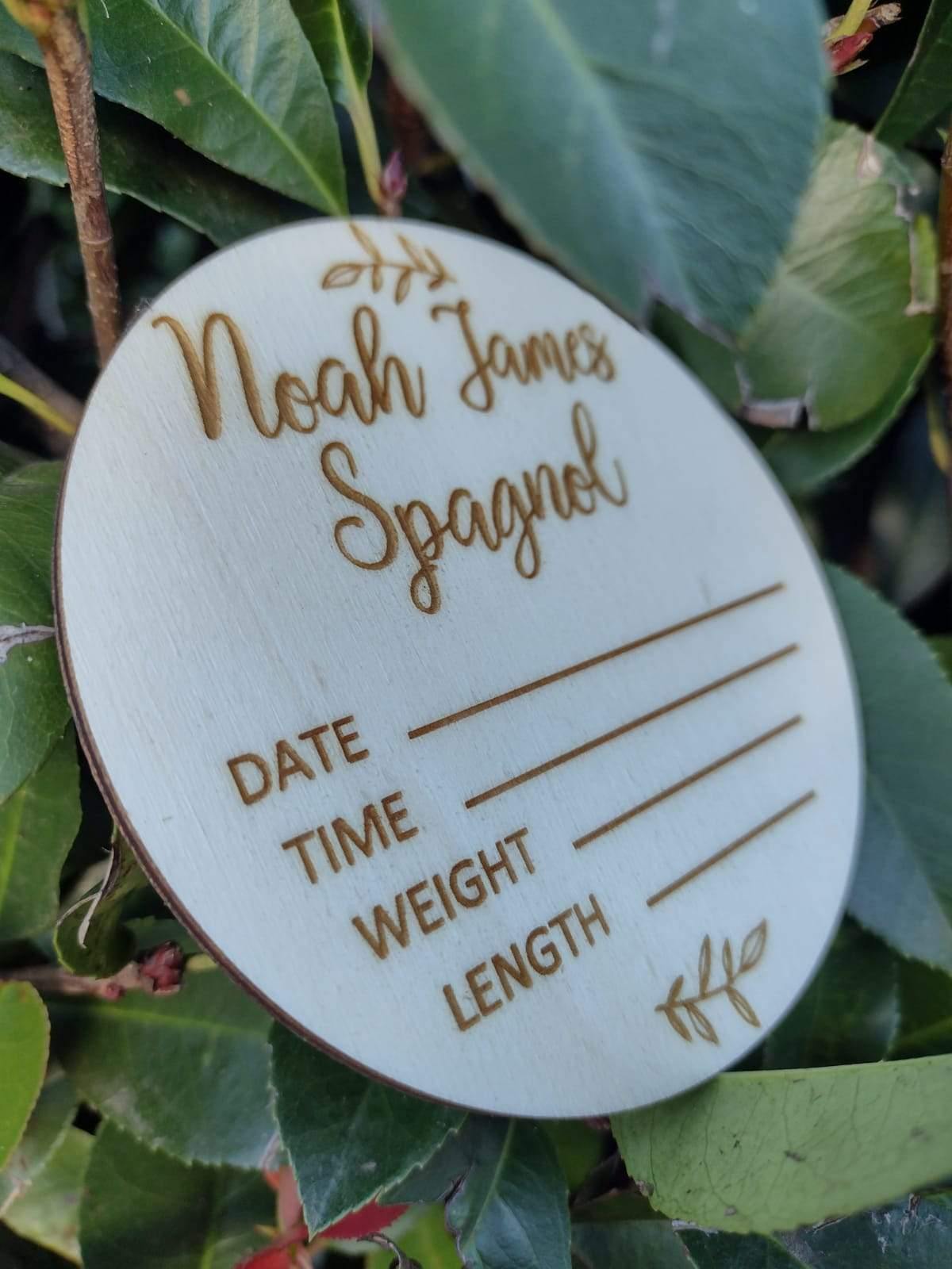 New Born Announcement Information - Craftyroo