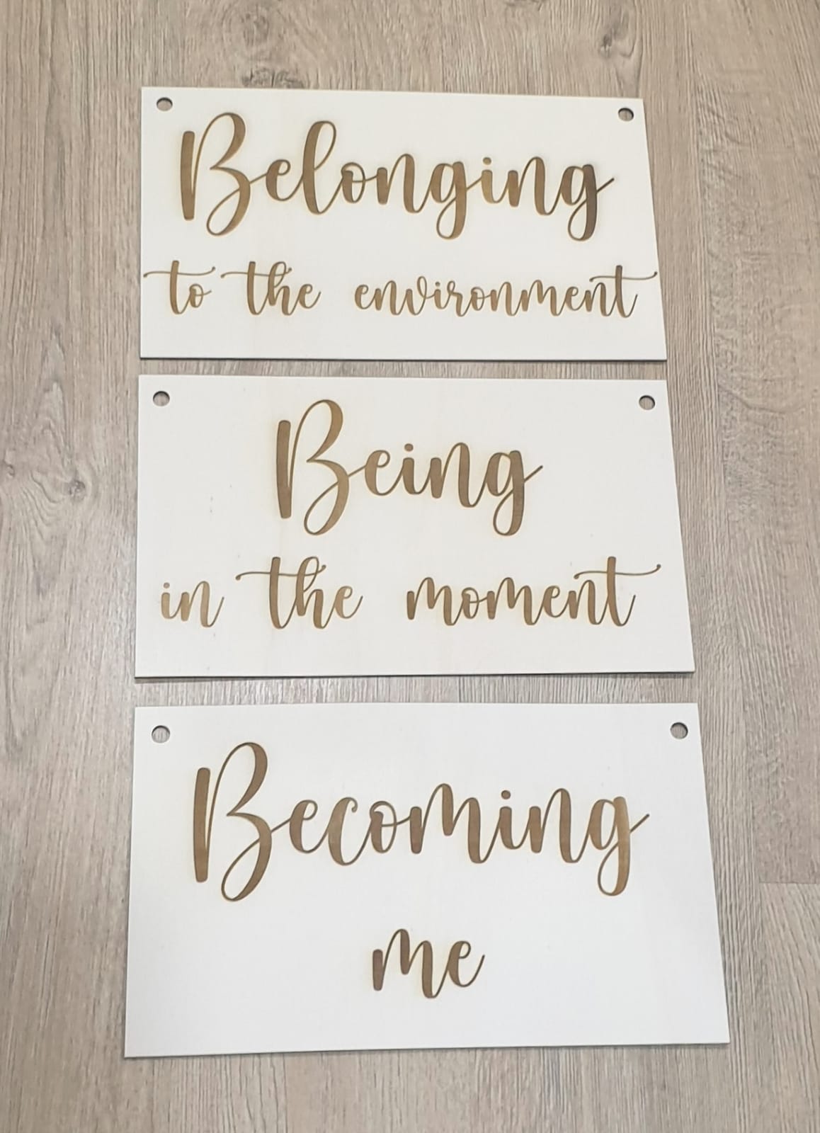 Belonging, Being, Becoming Signs