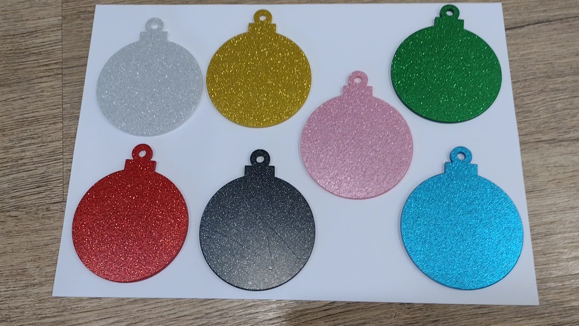 DIY Christmas Ornament Baubles - Blank