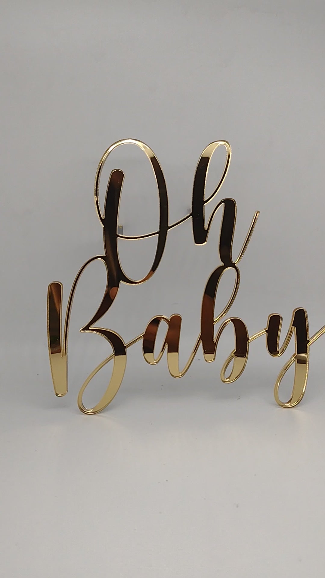 Oh Baby Cake Topper / Fropper