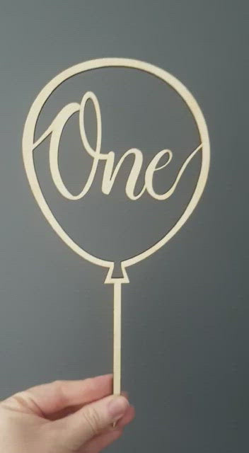 Balloon Cake Topper