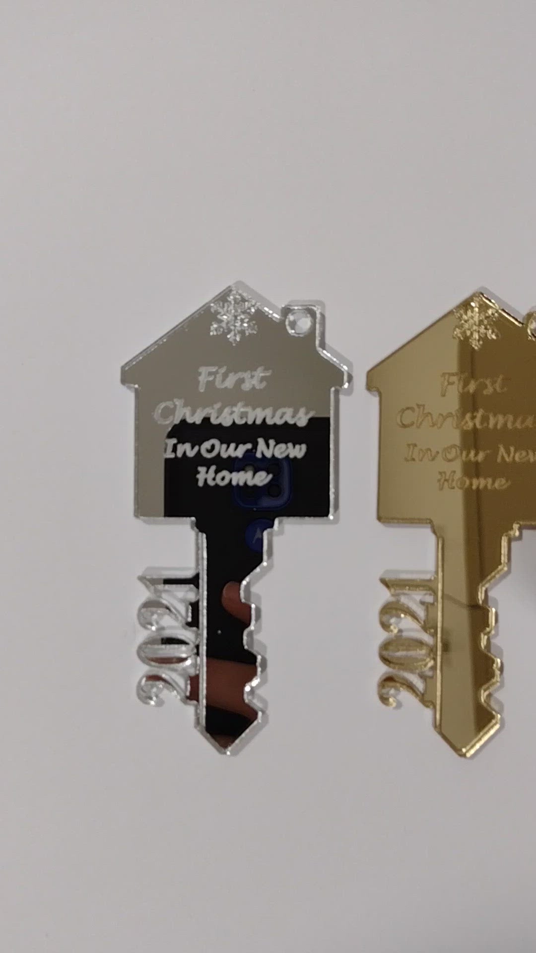 First Christmas in our new home 2021 Key Ornament