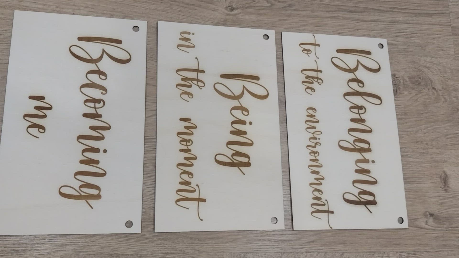 Belonging, Being, Becoming Signs