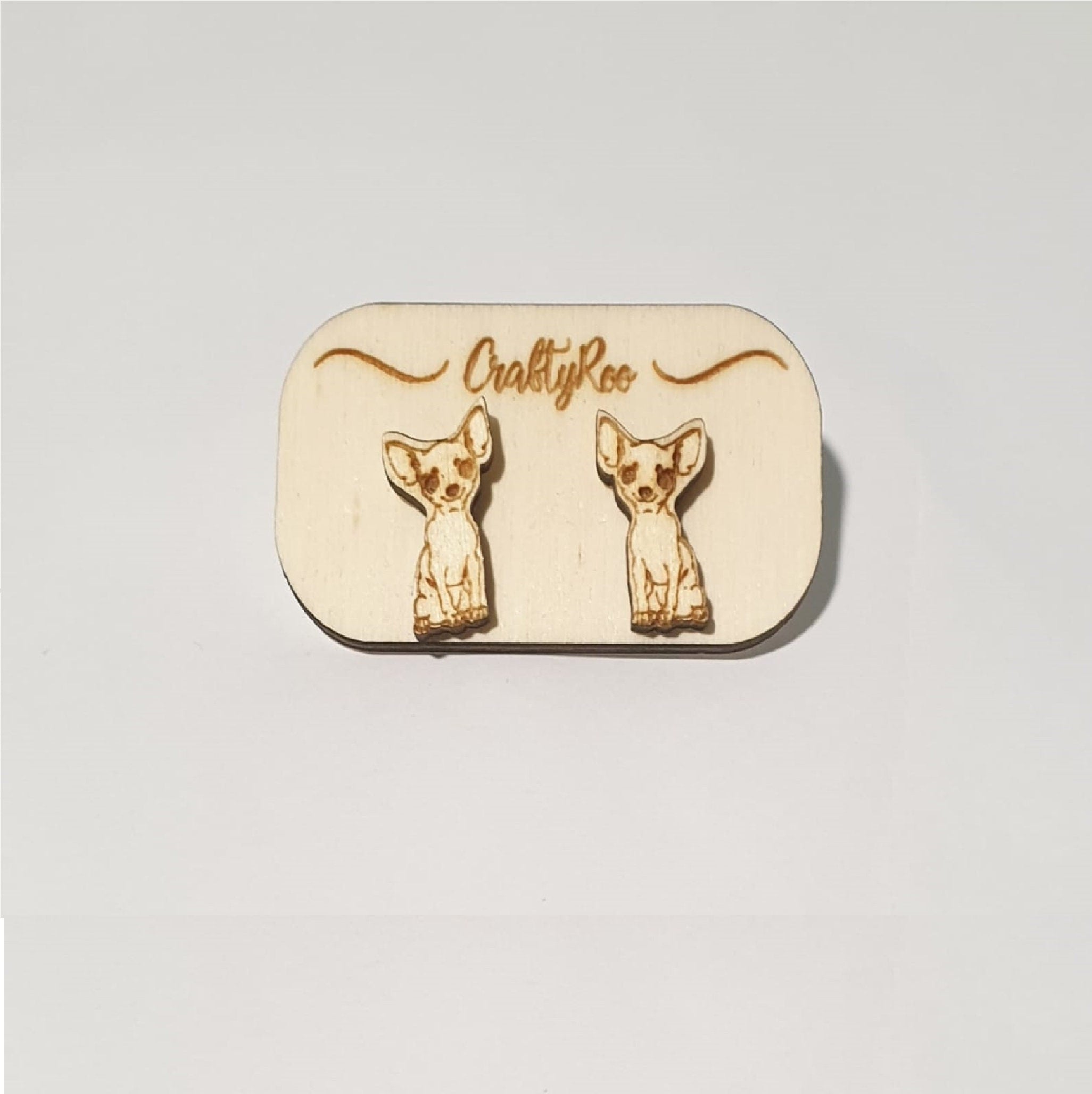 Cute Wooden Chihuahua Penguin Cow  Dachshund / Sausage Dog Pug Earrings Animals Gift Made by Craftyroo